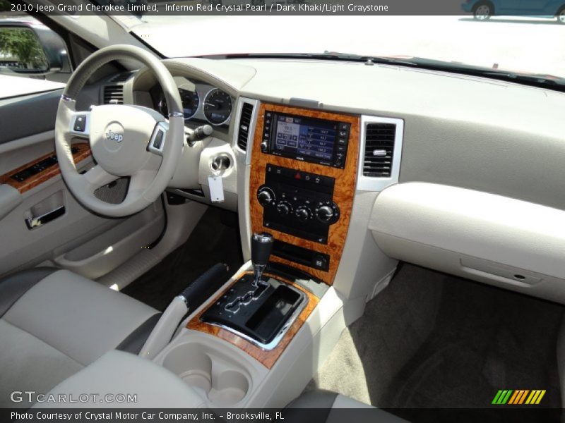 Dashboard of 2010 Grand Cherokee Limited