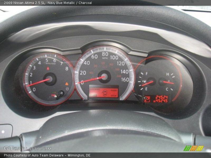 Navy Blue Metallic / Charcoal 2009 Nissan Altima 2.5 SL