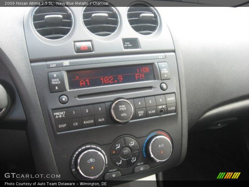 Navy Blue Metallic / Charcoal 2009 Nissan Altima 2.5 SL