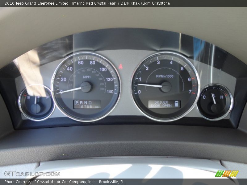  2010 Grand Cherokee Limited Limited Gauges