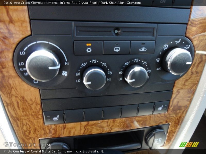 Controls of 2010 Grand Cherokee Limited