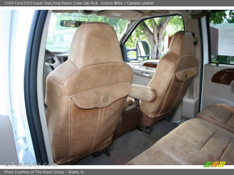 Oxford White / Castano Leather 2004 Ford F250 Super Duty King Ranch Crew Cab 4x4