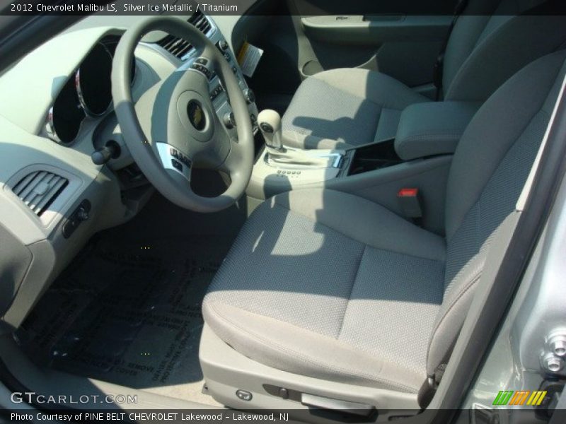 Silver Ice Metallic / Titanium 2012 Chevrolet Malibu LS