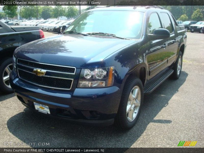 Imperial Blue Metallic / Ebony 2011 Chevrolet Avalanche LS 4x4