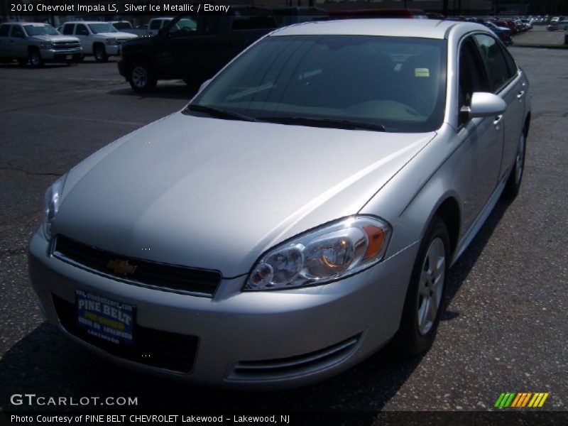 Silver Ice Metallic / Ebony 2010 Chevrolet Impala LS
