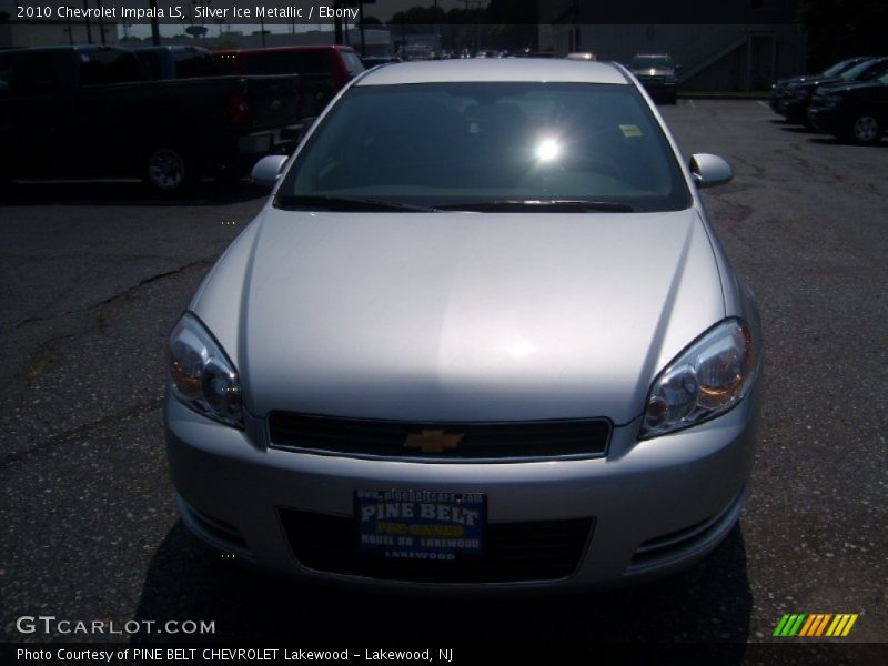 Silver Ice Metallic / Ebony 2010 Chevrolet Impala LS