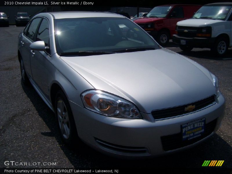 Silver Ice Metallic / Ebony 2010 Chevrolet Impala LS