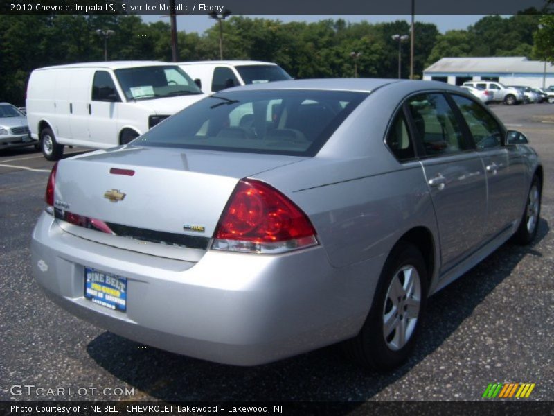 Silver Ice Metallic / Ebony 2010 Chevrolet Impala LS