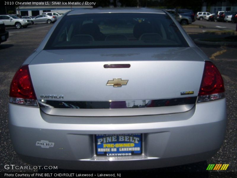 Silver Ice Metallic / Ebony 2010 Chevrolet Impala LS