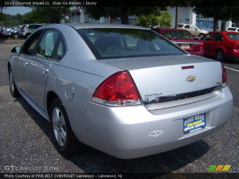 Silver Ice Metallic / Ebony 2010 Chevrolet Impala LS
