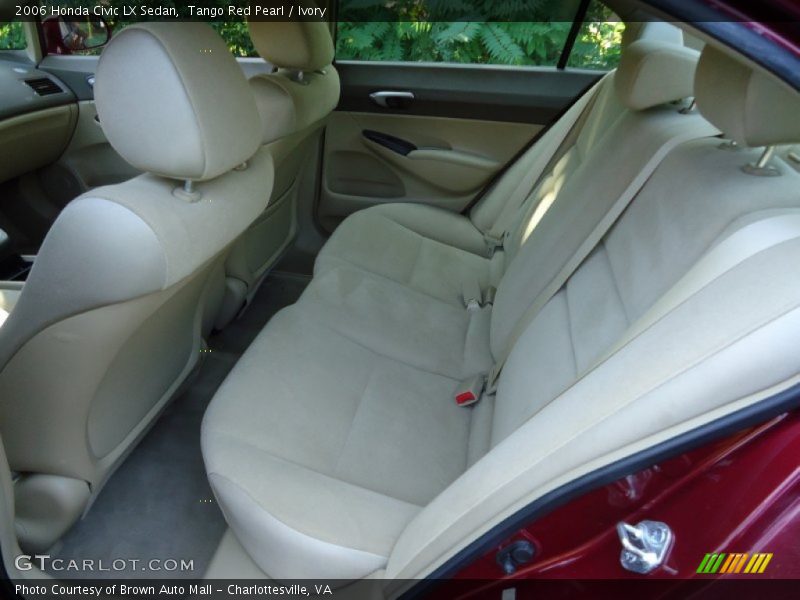 Tango Red Pearl / Ivory 2006 Honda Civic LX Sedan