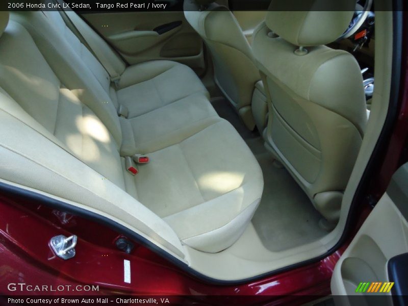 Tango Red Pearl / Ivory 2006 Honda Civic LX Sedan