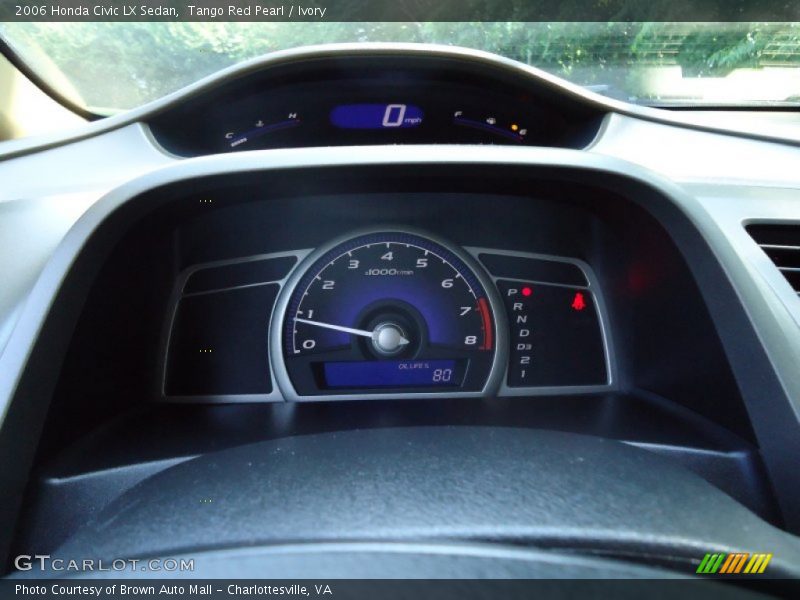 Tango Red Pearl / Ivory 2006 Honda Civic LX Sedan