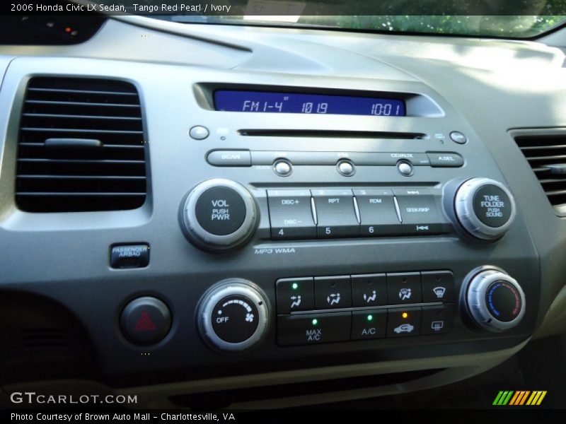 Tango Red Pearl / Ivory 2006 Honda Civic LX Sedan