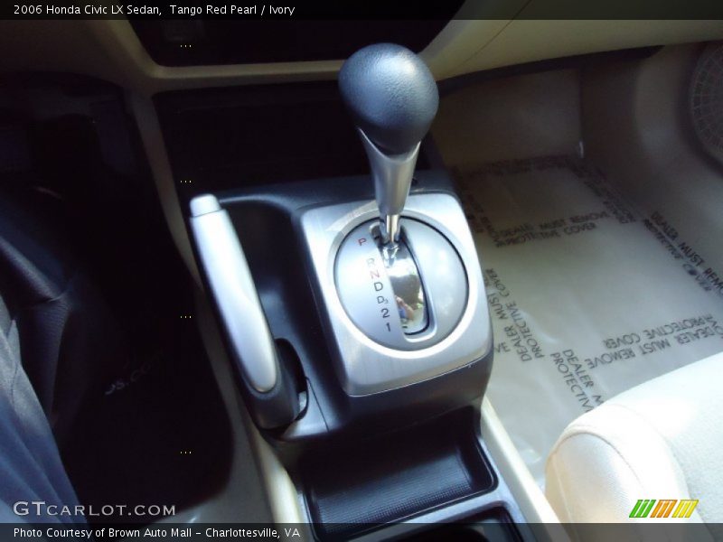Tango Red Pearl / Ivory 2006 Honda Civic LX Sedan