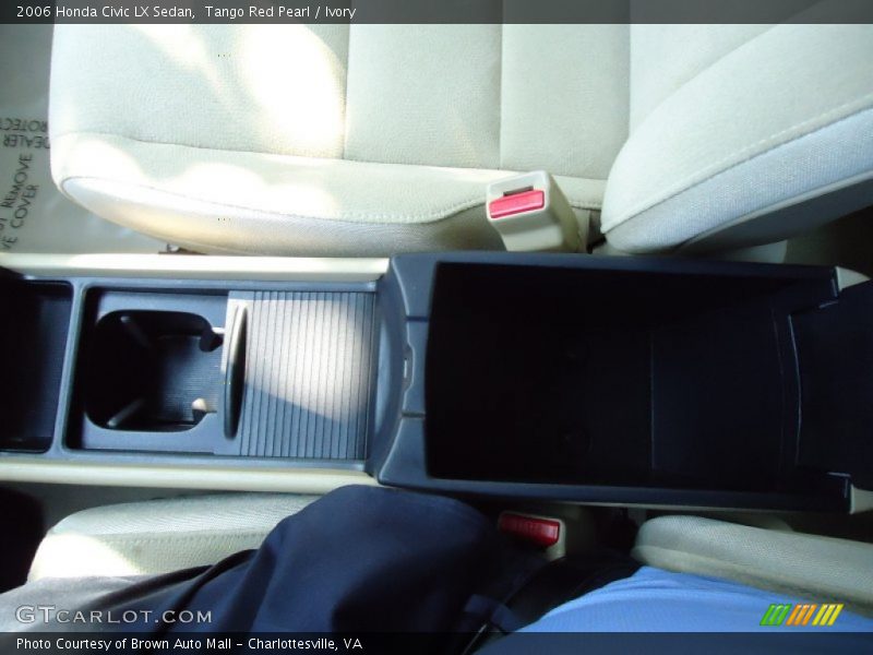Tango Red Pearl / Ivory 2006 Honda Civic LX Sedan