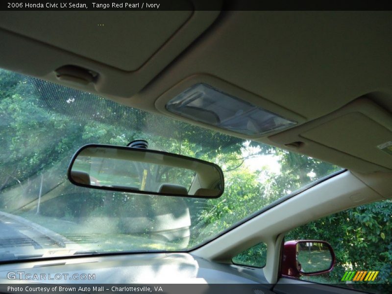 Tango Red Pearl / Ivory 2006 Honda Civic LX Sedan