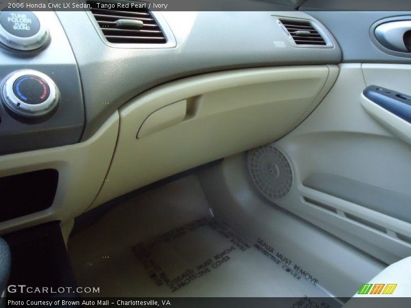 Tango Red Pearl / Ivory 2006 Honda Civic LX Sedan