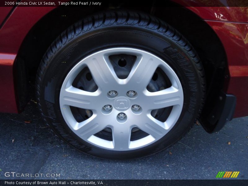 Tango Red Pearl / Ivory 2006 Honda Civic LX Sedan
