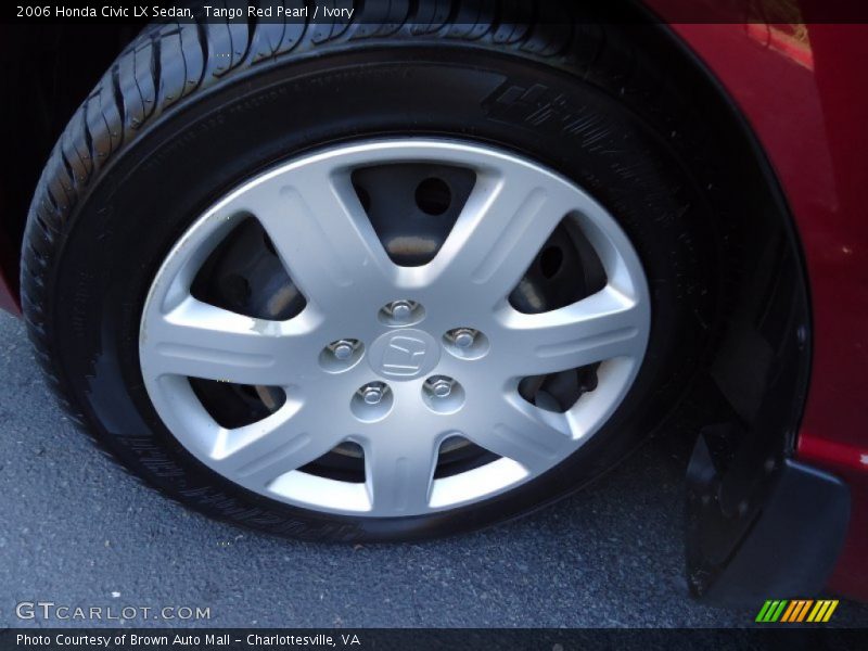 Tango Red Pearl / Ivory 2006 Honda Civic LX Sedan