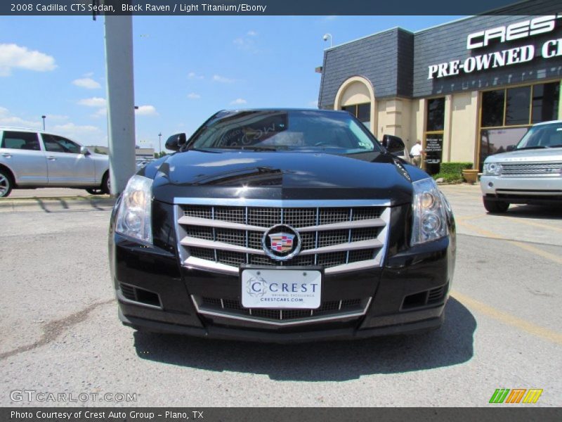 Black Raven / Light Titanium/Ebony 2008 Cadillac CTS Sedan