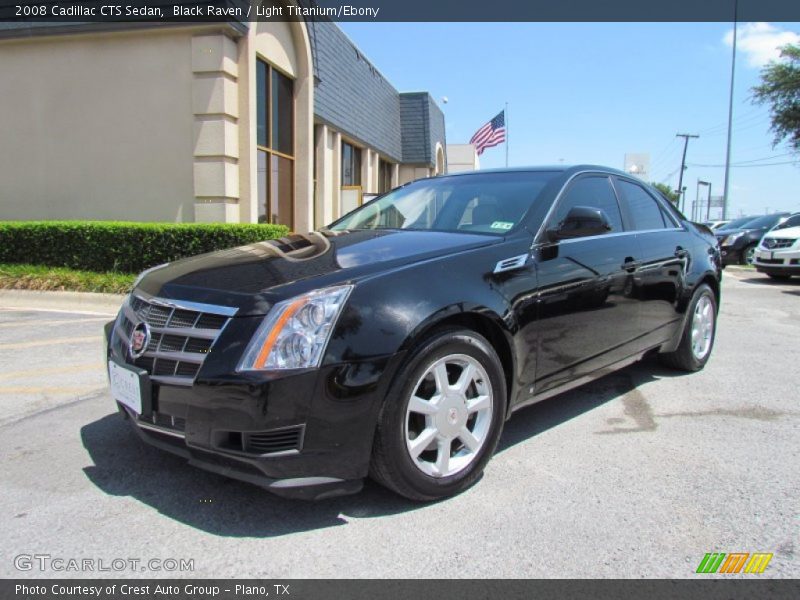 Black Raven / Light Titanium/Ebony 2008 Cadillac CTS Sedan