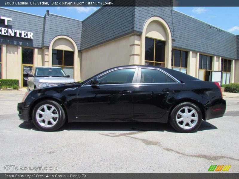 Black Raven / Light Titanium/Ebony 2008 Cadillac CTS Sedan