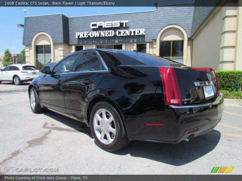 Black Raven / Light Titanium/Ebony 2008 Cadillac CTS Sedan