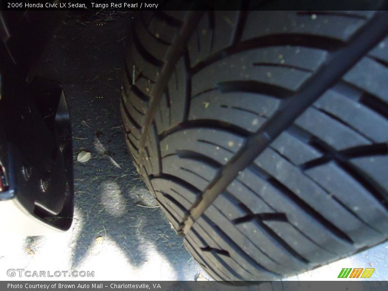 Tango Red Pearl / Ivory 2006 Honda Civic LX Sedan