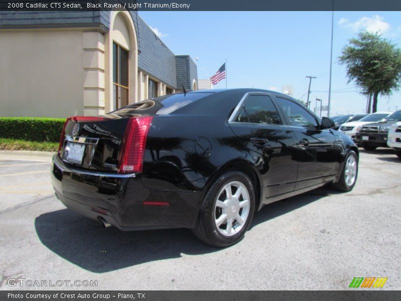 Black Raven / Light Titanium/Ebony 2008 Cadillac CTS Sedan