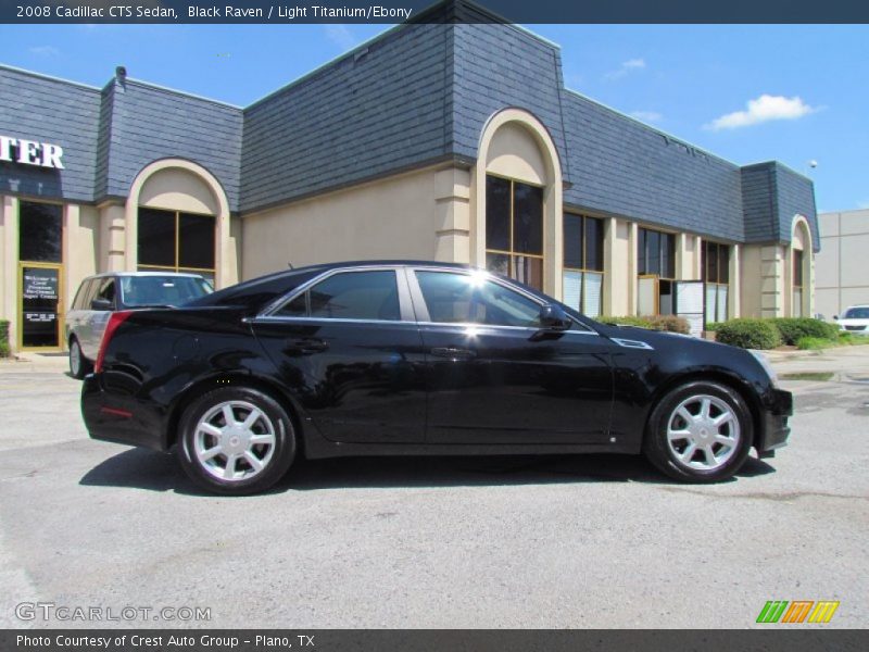 Black Raven / Light Titanium/Ebony 2008 Cadillac CTS Sedan