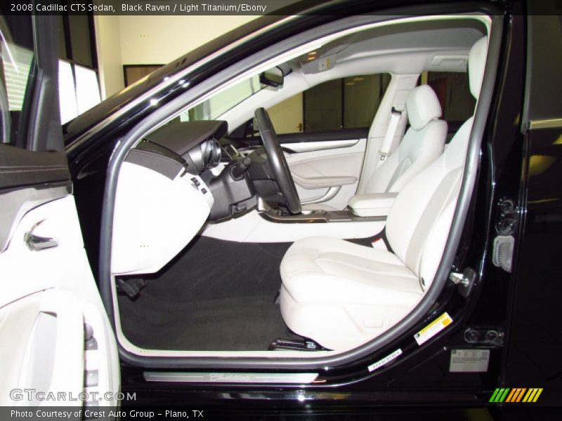 Black Raven / Light Titanium/Ebony 2008 Cadillac CTS Sedan