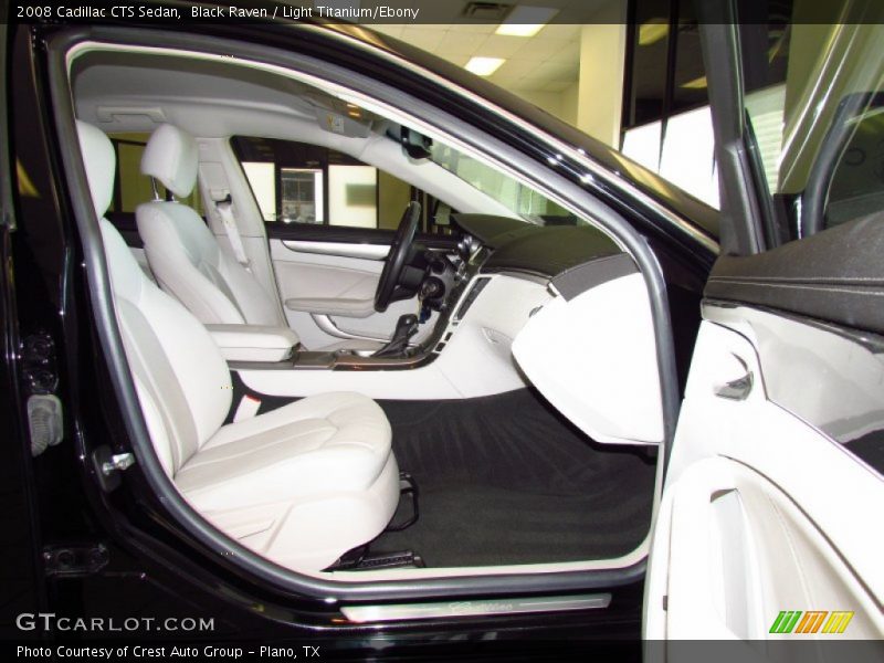 Black Raven / Light Titanium/Ebony 2008 Cadillac CTS Sedan