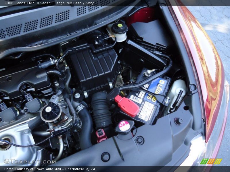 Tango Red Pearl / Ivory 2006 Honda Civic LX Sedan