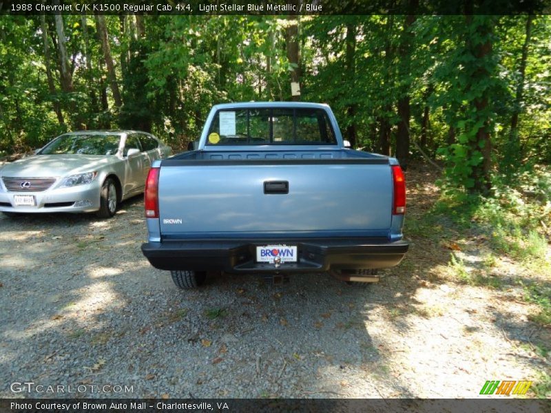 Light Stellar Blue Metallic / Blue 1988 Chevrolet C/K K1500 Regular Cab 4x4