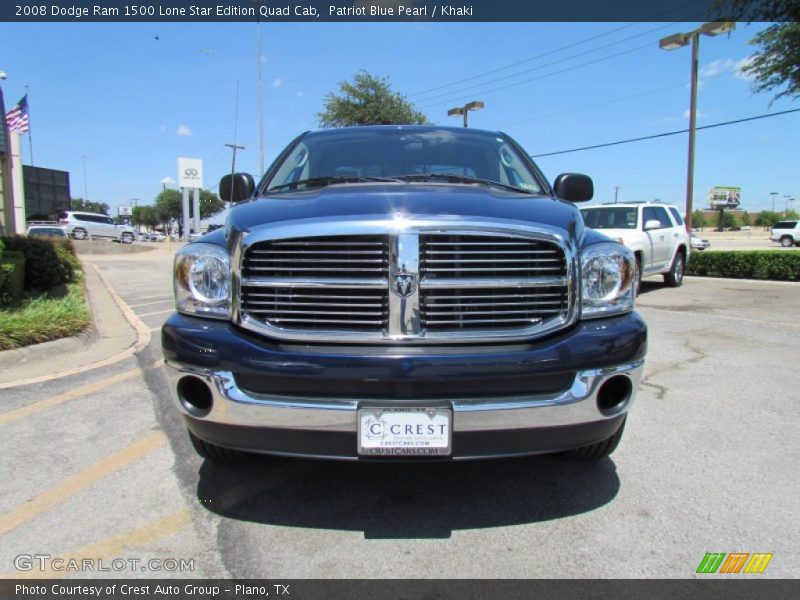 Patriot Blue Pearl / Khaki 2008 Dodge Ram 1500 Lone Star Edition Quad Cab