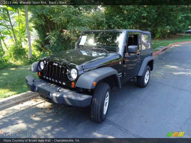 Black / Black 2011 Jeep Wrangler Sport 4x4