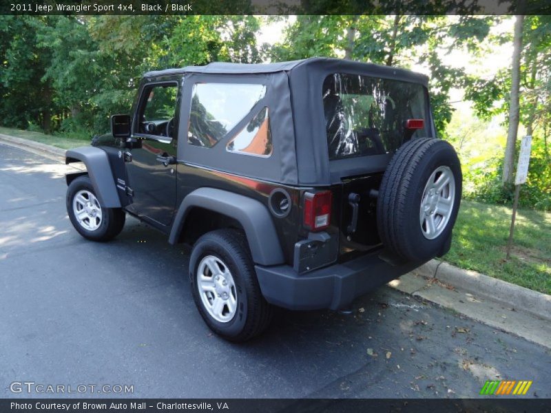 Black / Black 2011 Jeep Wrangler Sport 4x4