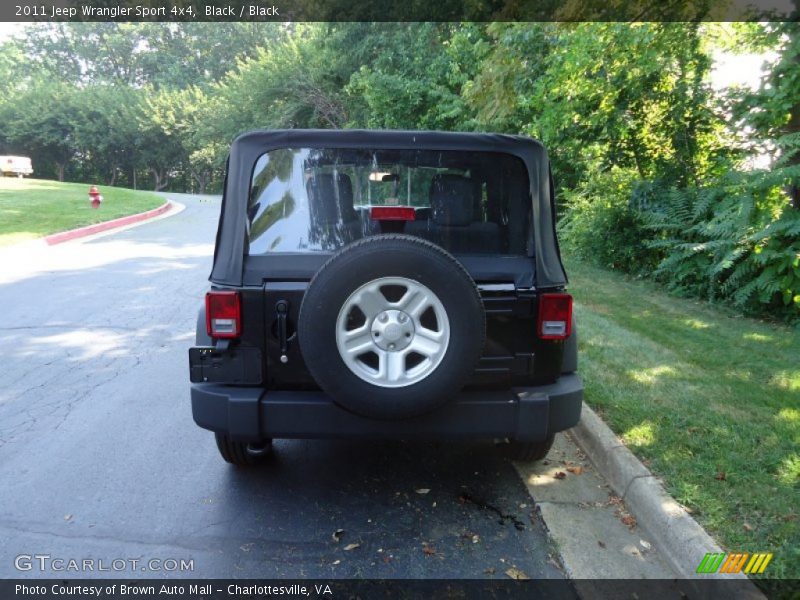 Black / Black 2011 Jeep Wrangler Sport 4x4