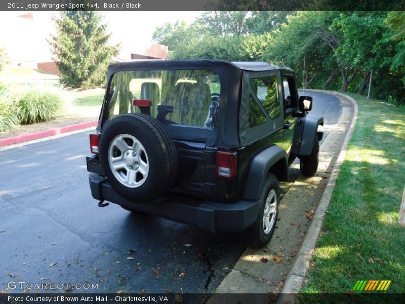 Black / Black 2011 Jeep Wrangler Sport 4x4