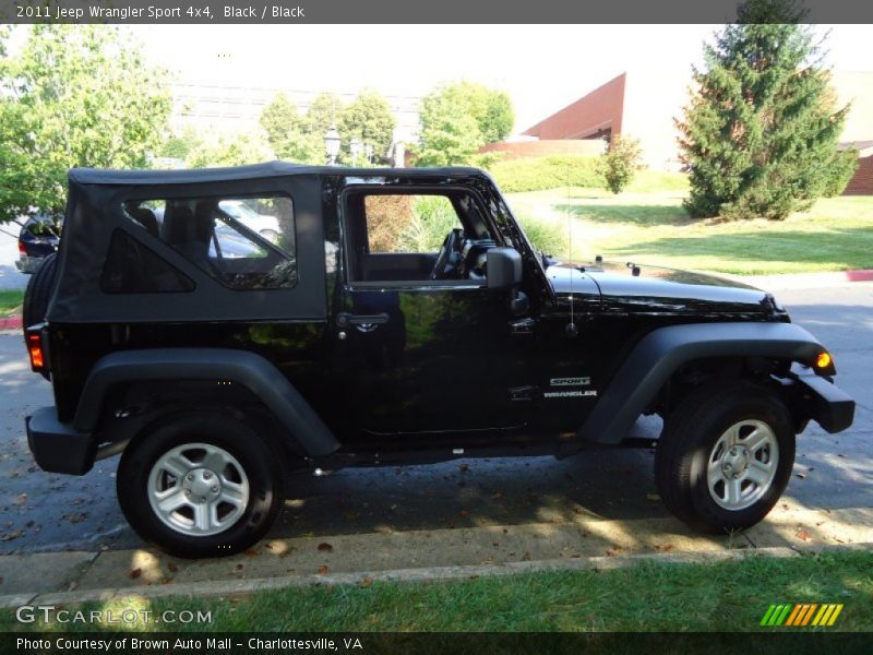 Black / Black 2011 Jeep Wrangler Sport 4x4