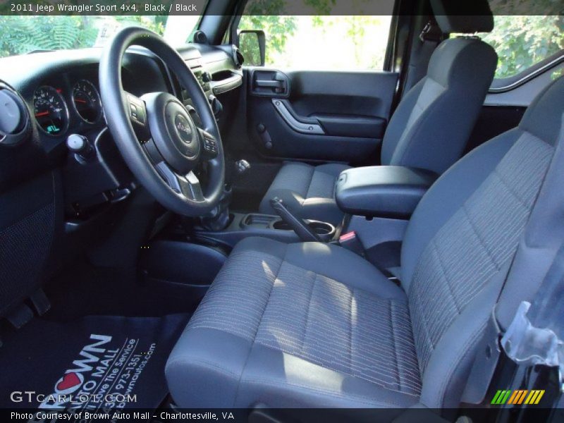 Black / Black 2011 Jeep Wrangler Sport 4x4