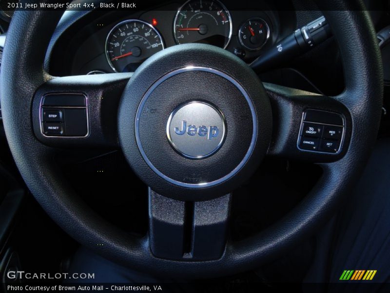 Black / Black 2011 Jeep Wrangler Sport 4x4