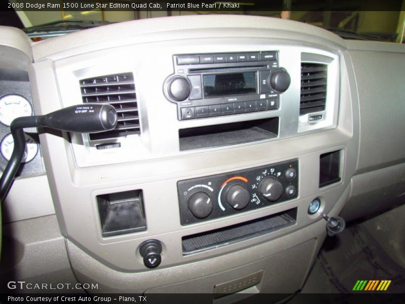 Patriot Blue Pearl / Khaki 2008 Dodge Ram 1500 Lone Star Edition Quad Cab