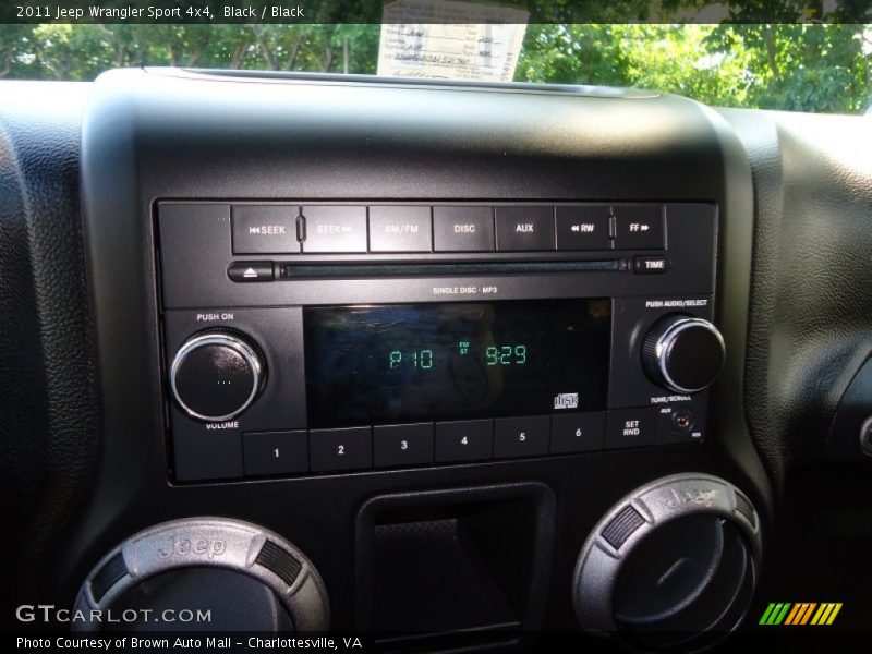 Black / Black 2011 Jeep Wrangler Sport 4x4