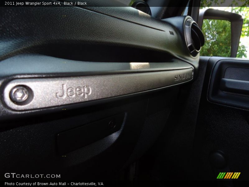 Black / Black 2011 Jeep Wrangler Sport 4x4