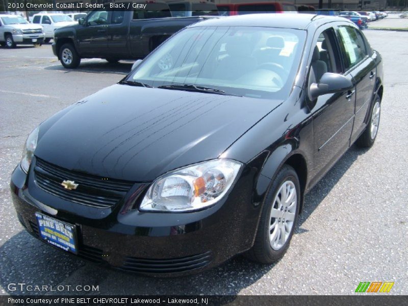 Black / Gray 2010 Chevrolet Cobalt LT Sedan