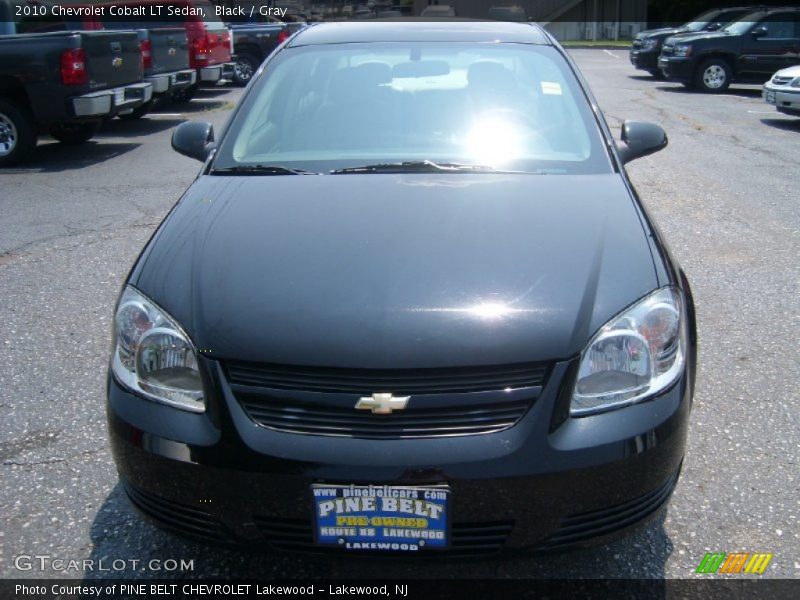 Black / Gray 2010 Chevrolet Cobalt LT Sedan