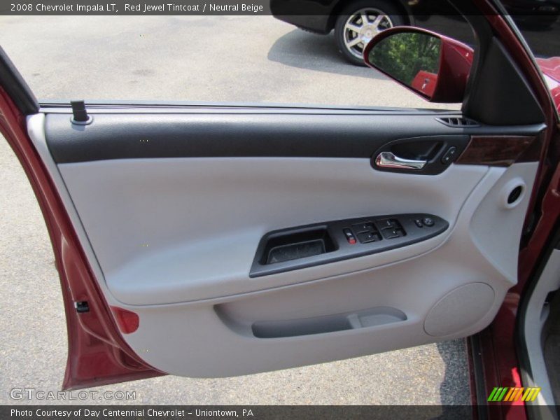 Red Jewel Tintcoat / Neutral Beige 2008 Chevrolet Impala LT