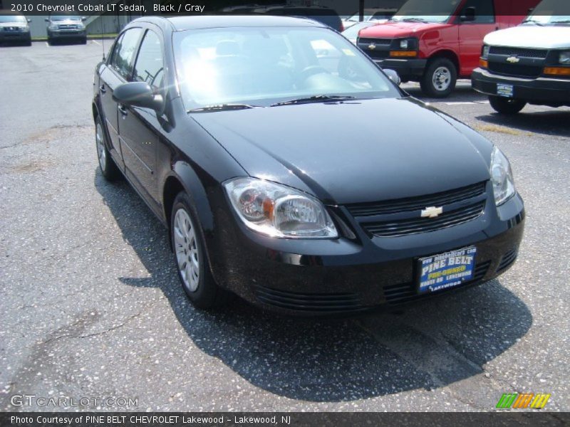 Black / Gray 2010 Chevrolet Cobalt LT Sedan